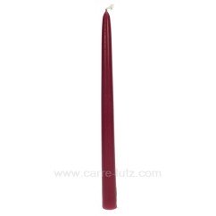 CL31002001 Bougie flambeau rouge carmin Point à la ligne 2,20 €