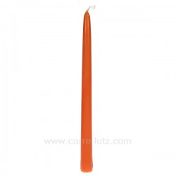 Bougie flambeau orange Point à la ligne, reference CL31002002