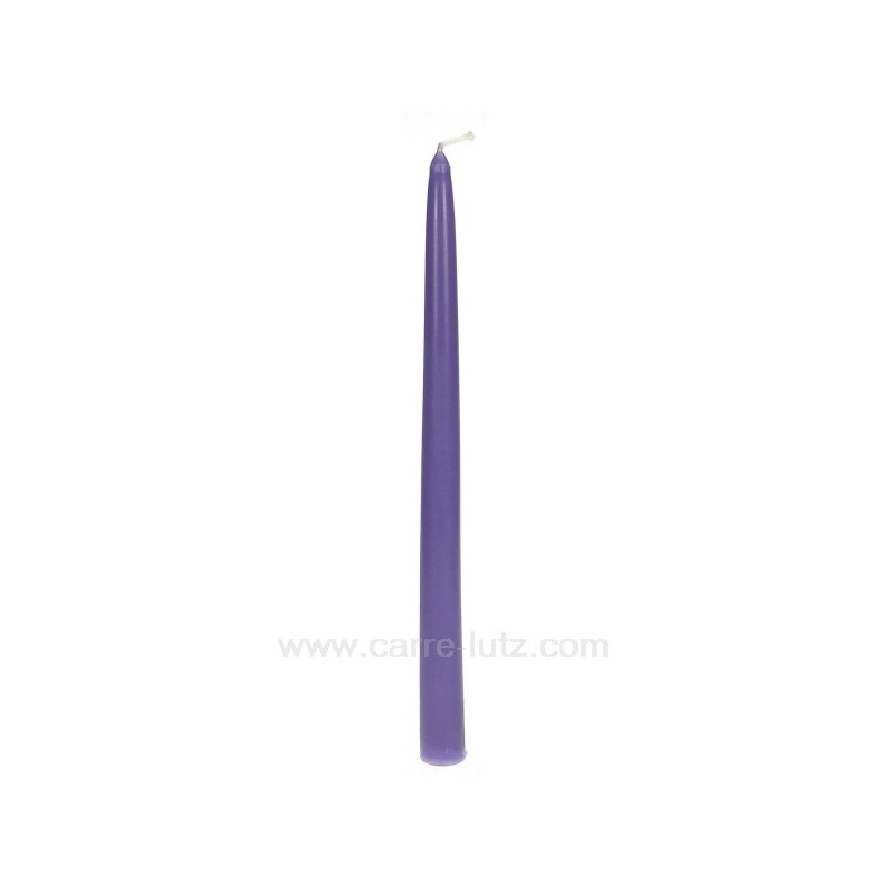 CL31002013  Bougie flambeau violet Point à la ligne 2,20 €