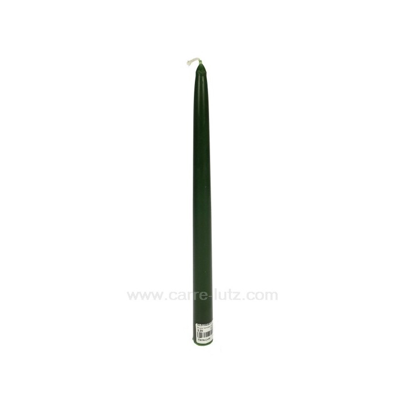 CL31002017  Bougie flambeau vert sapin Point à la ligne 2,20 €