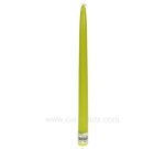 CL31002019  Bougie flambeau vert anis Point à la ligne 2,20 €