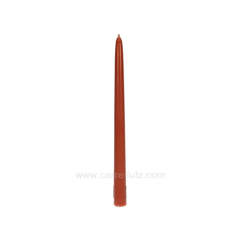 CL31002020  Bougie flambeau corail Point à la ligne 2,20 €