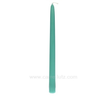 CL31002023  Bougie flambeau bleu turquoise Point à la ligne 2,20 €