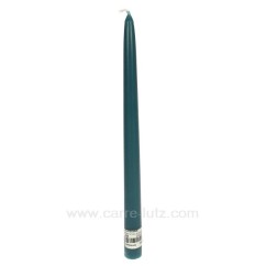 CL31002026  Bougie flambeau émeraude Point à la ligne 2,20 €