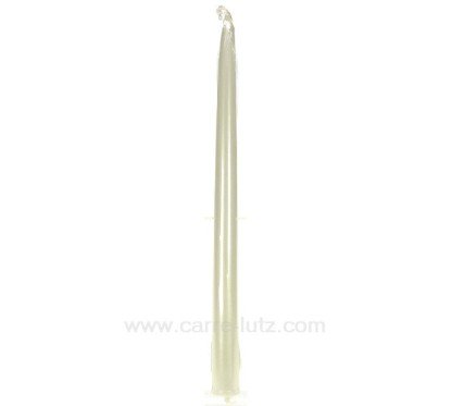 CL31002037 Bougie flambeau nacre Point à la ligne 4,60 €