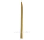 CL31002039  Bougie flambeau taupe Point à la ligne 2,20 €