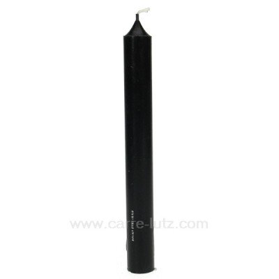 CL31003000  Bougie classique noir Point à la ligne 1,50 €