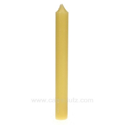 CL31003003  Bougie classique beige Point à la ligne 1,40 €