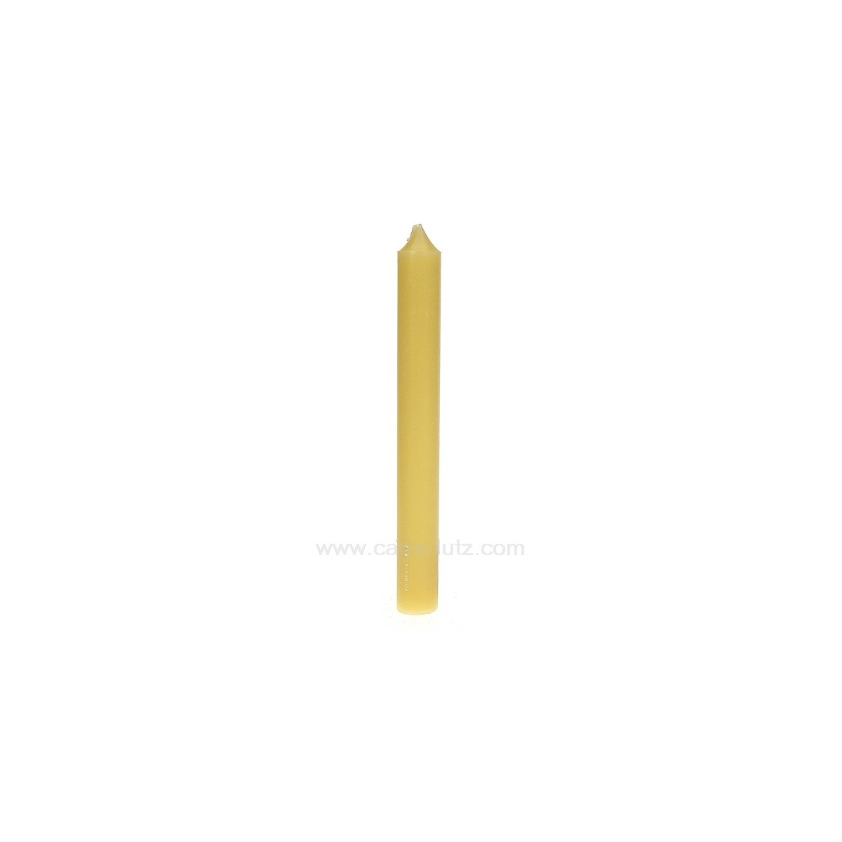 CL31003003  Bougie classique beige Point à la ligne 1,40 €