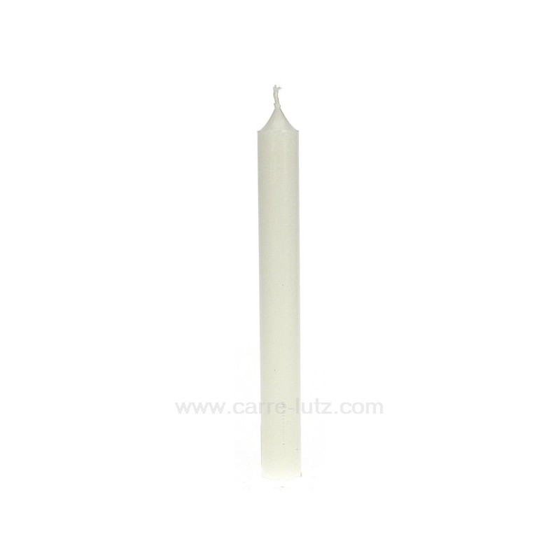 CL31003009  Bougie classique blanc Point à la ligne 1,50 €