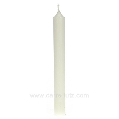 CL31003009  Bougie classique blanc Point à la ligne 1,50 €
