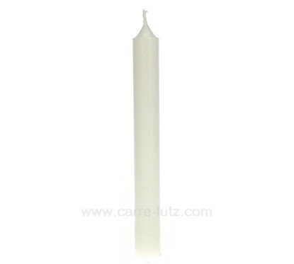 CL31003009  Bougie classique blanc Point à la ligne 1,50 €