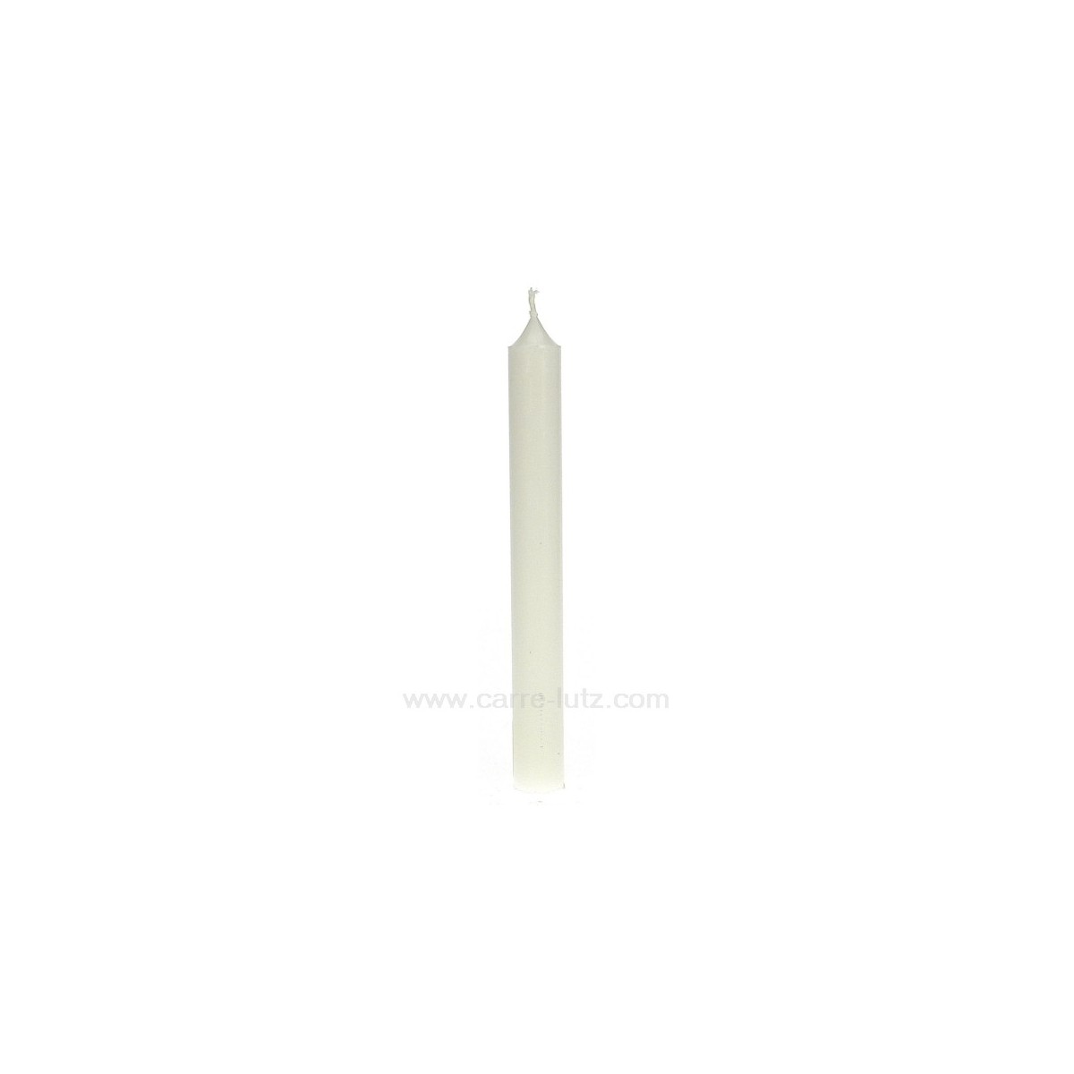 CL31003009  Bougie classique blanc Point à la ligne 1,50 €