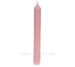 CL31003014  Bougie classique rose bonbon Point à la ligne 1,40 €