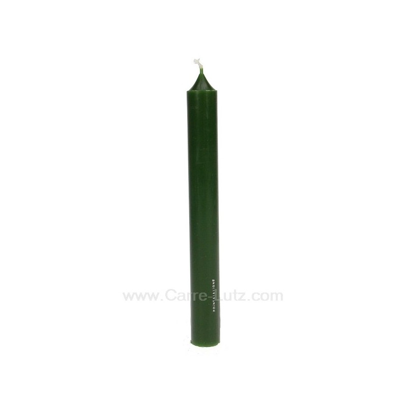 CL31003016  Bougie classique vert sapin Point à la ligne 1,60 €