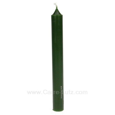 CL31003016  Bougie classique vert sapin Point à la ligne 1,60 €