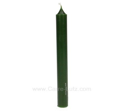 CL31003016  Bougie classique vert sapin Point à la ligne 1,60 €