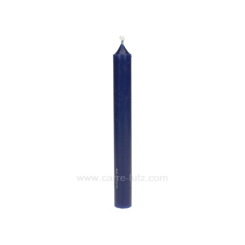 CL31003020  Bougie classique bleu outremer Point à la ligne 1,40 €