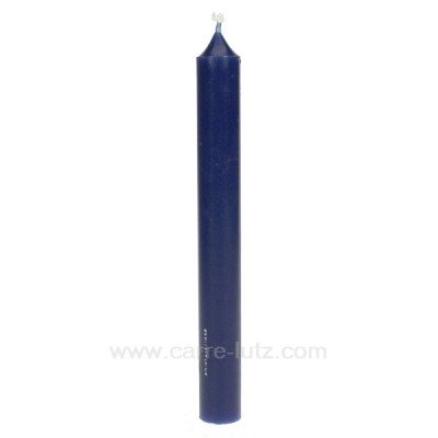 CL31003020  Bougie classique bleu outremer Point à la ligne 1,40 €