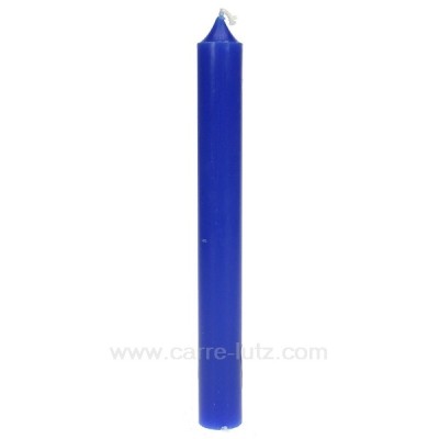 CL31003021  Bougie classique bleu cobalt Point à la ligne 1,40 €