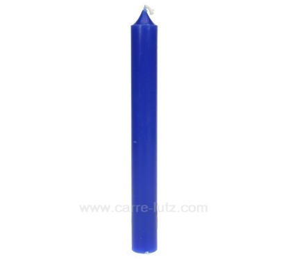 CL31003021  Bougie classique bleu cobalt Point à la ligne 1,40 €