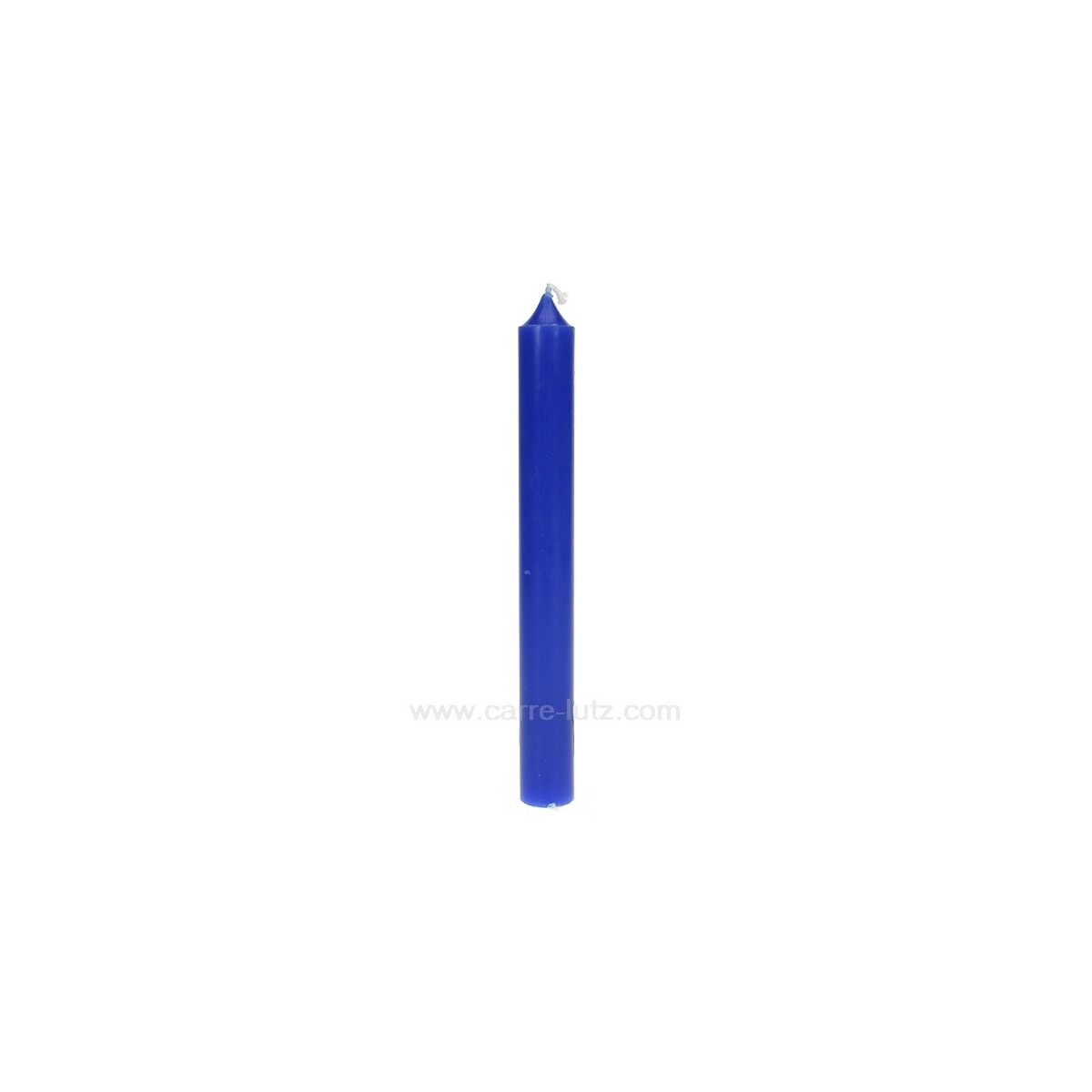 CL31003021  Bougie classique bleu cobalt Point à la ligne 1,40 €