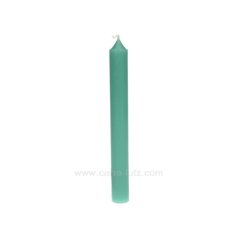 CL31003022  Bougie classique turquoise Point à la ligne 1,40 €