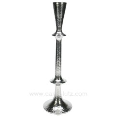 CL31005003  Bougeoir etnic en métal hauteur 27 cm Point à la ligne 25,00 €