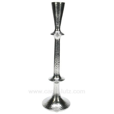 CL31005003  Bougeoir etnic en métal hauteur 27 cm Point à la ligne 25,00 €