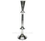 CL31005003  Bougeoir etnic en métal hauteur 27 cm Point à la ligne 25,00 €