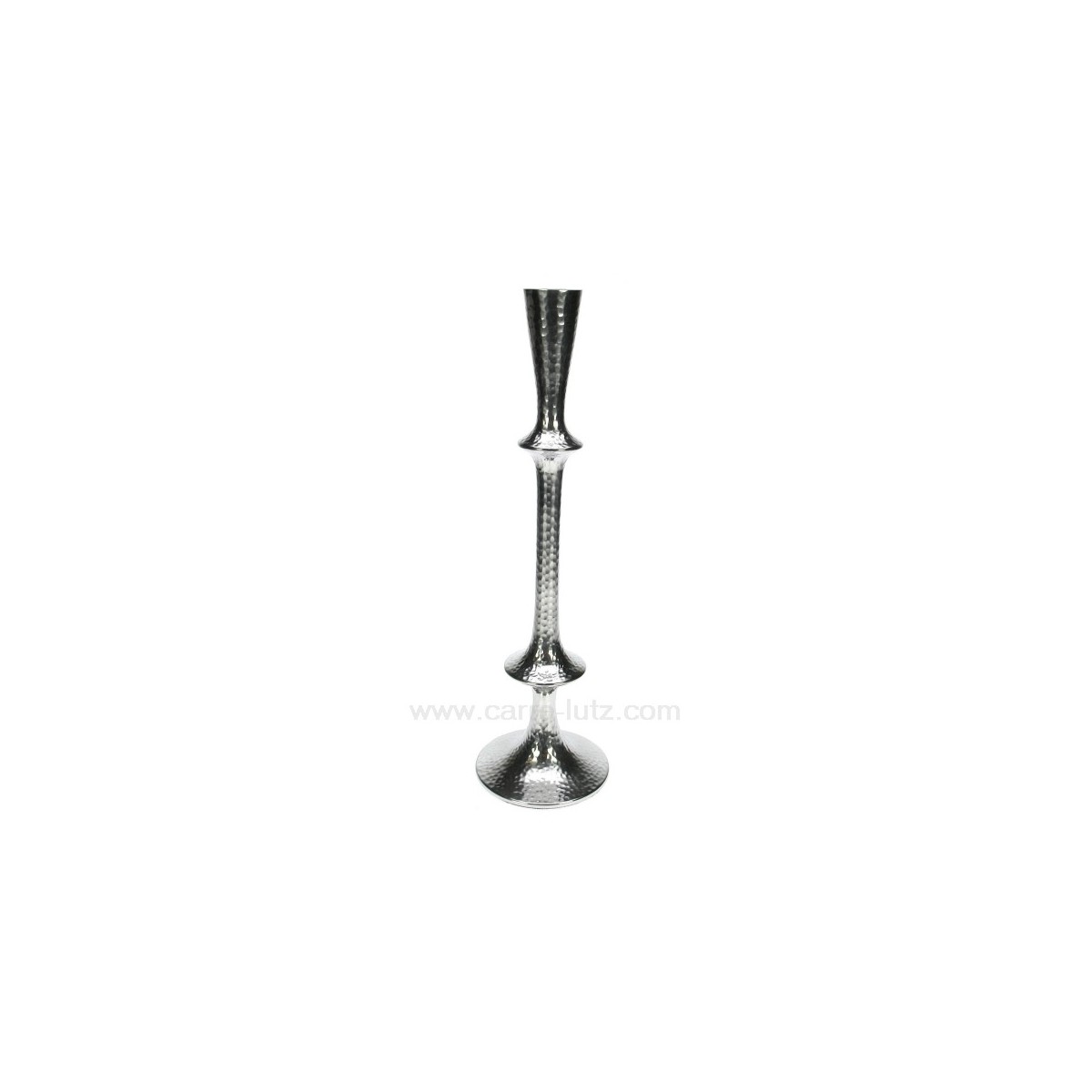 CL31005004  Bougeoir etnic en métal hauteur 36 cm Point à la ligne 39,00 €