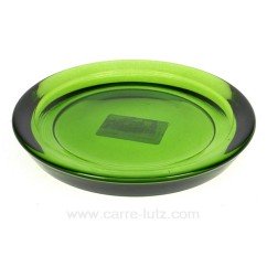 CL31005008  Support bougie vert transparent en verre Point à la ligne 6,50 €