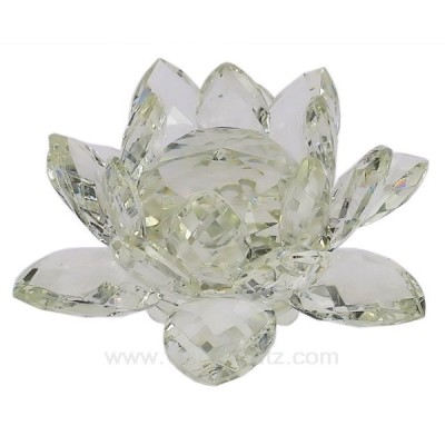 CL40000042  Fleur de lotus en verre diamètre 80 mm 56,10 €