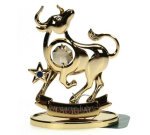 CL40002001  Signe astral Taureau en métal doré et cristaux de Swarovski 36,00 €