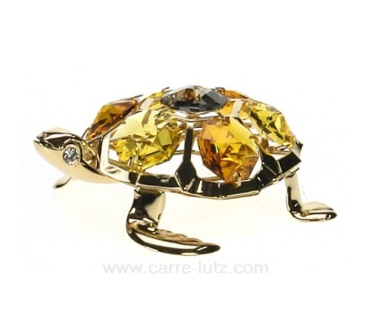 CL40002012  Tortue or en métal doré et cristaux de Swarovski 29,80 €