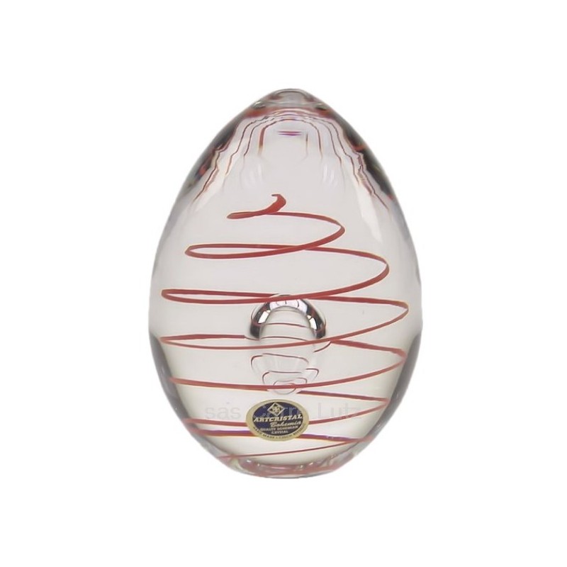 CL40004011 Oeuf cristal de bohéme Artcristal sprirale orange 38,20 € CL40004011 Oeuf cristal de bohéme Artcristal sprirale orange 38,20 €