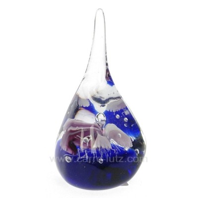 CL41000024  Sulfure poire bleue hauteur 13 cm 21,60 €