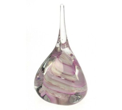 Sulfure poire rose hauteur 14 cm