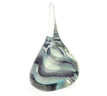 Sulfure poire bleue hauteur 14 cm