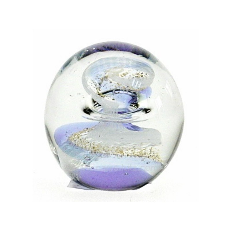 CL41000046  Sulfure ronde blanche et or diamètre 6,5 cm 18,20 €