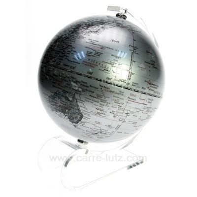 CL42001001  Globe terrestre argent 40,50 €