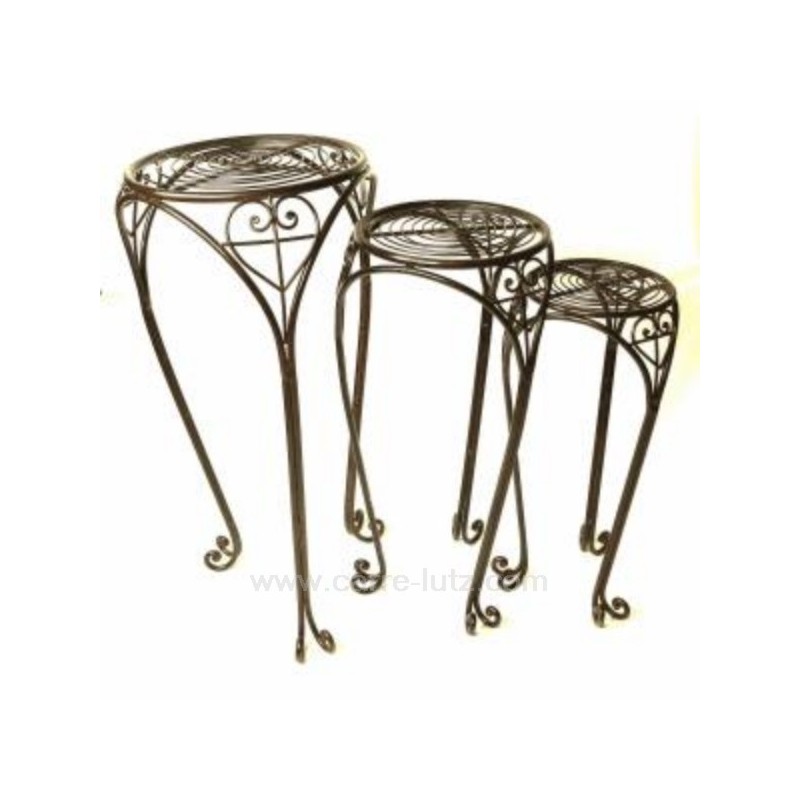 lot de 3 selettes metal vieill