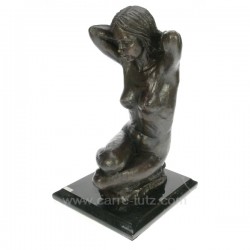 Sculpture bronze Merveilleuse de Katia Maura hauteur 36 cm , reference CL46101006