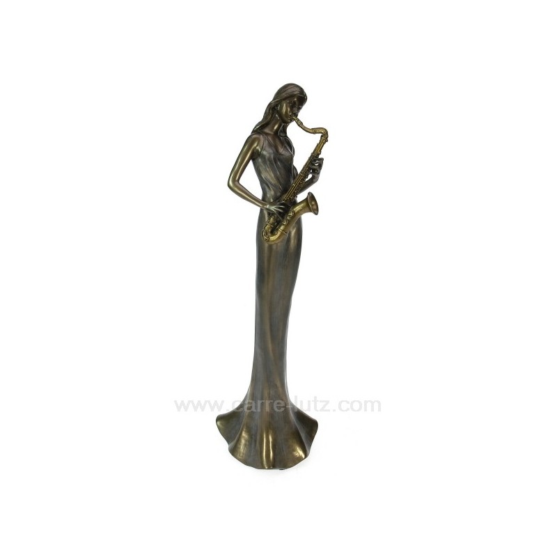 CL46101027 Sculpture en materiaux composite patiné bronze Eféa saxophone hauteur 34 cm 77,10 € CL46101027 Sculpture en materiaux composite patiné bronze Eféa saxophone hauteur 34 cm 77,10 €