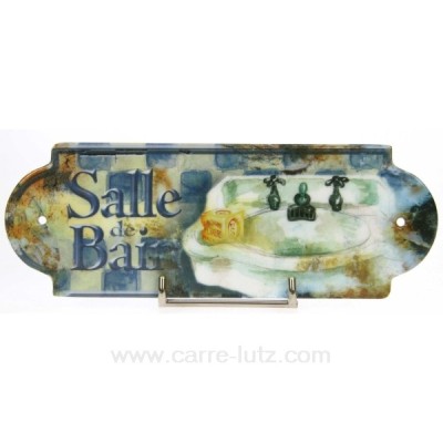 CL46300005  PLAQUE DE PORTE SALLE DE BAIN 6,90 €