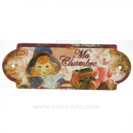 PLAQUE DE PORTE CHAMBRE Cadeaux - Décoration CL46300008, reference CL46300008