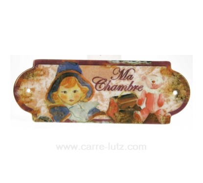 CL46300008  PLAQUE DE PORTE CHAMBRE 6,90 €