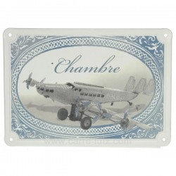 Plaque de porte chambre avion Cadeaux - Décoration CL46300109, reference CL46300109