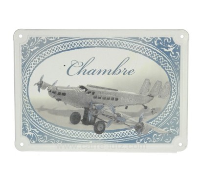 CL46300109  Plaque de porte chambre avion 6,30 €