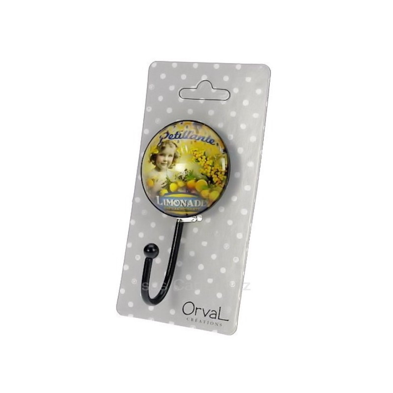 CL46301019  Accroche torchon rond Orval Créations pétillante limonade 8,00 €